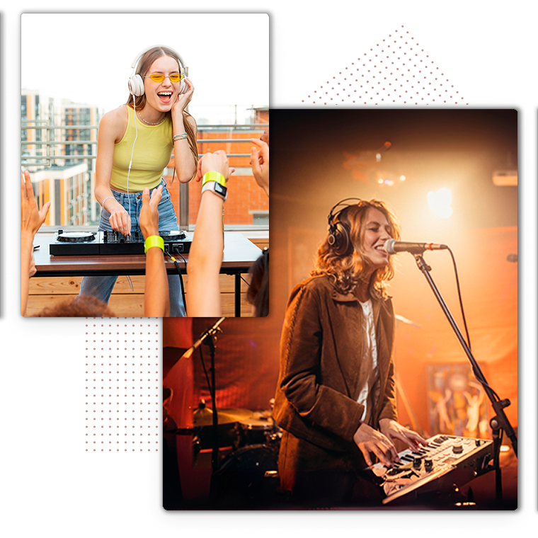 DJ en directo en la comunidad GrooveHub